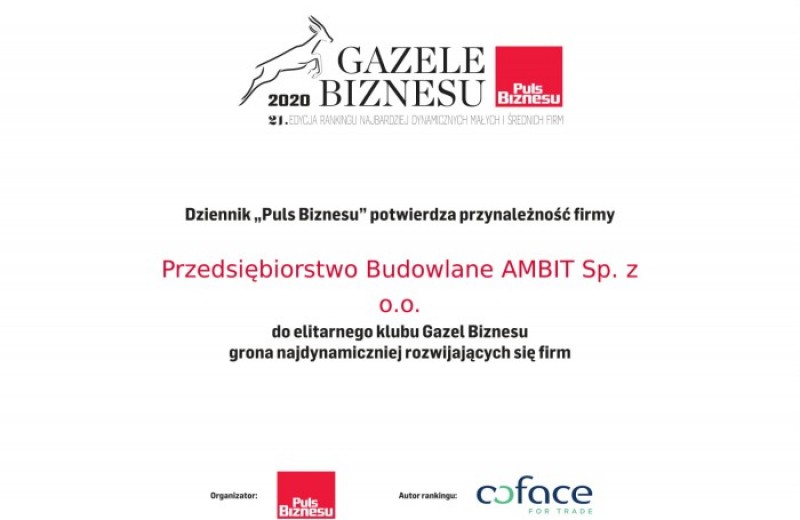 Ambit - Gazele Biznesu 2020